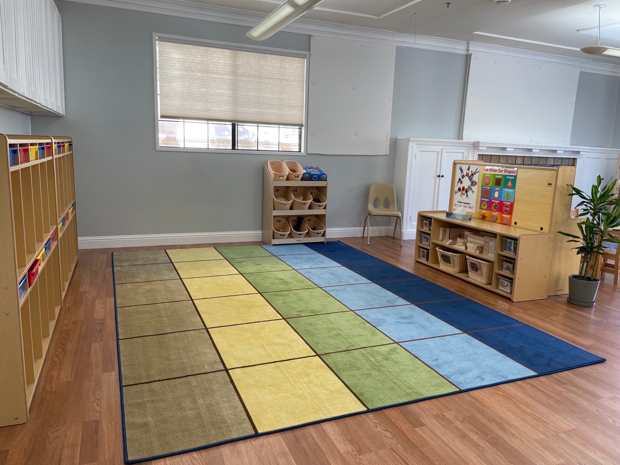 circle time area at Kids Konnect San Mateo - Downtown preschool